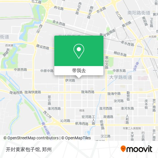 开封黄家包子馆地图