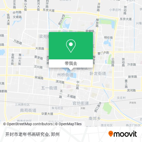开封市老年书画研究会地图