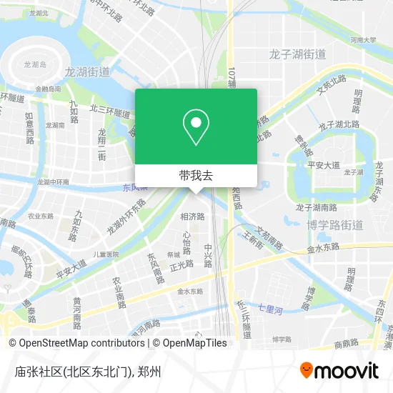 庙张社区(北区东北门)地图