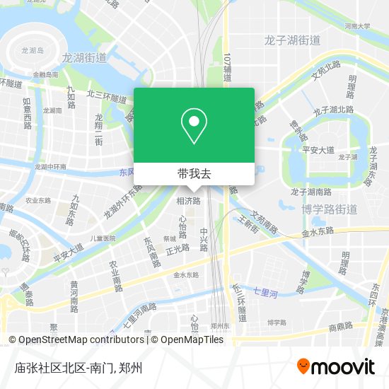 庙张社区北区-南门地图