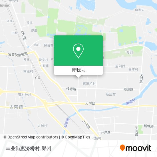 丰业街惠济桥村地图