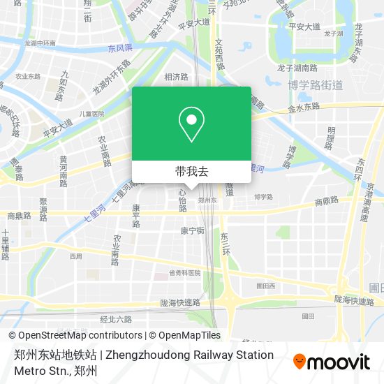 郑州东站地铁站 | Zhengzhoudong Railway Station Metro Stn.地图