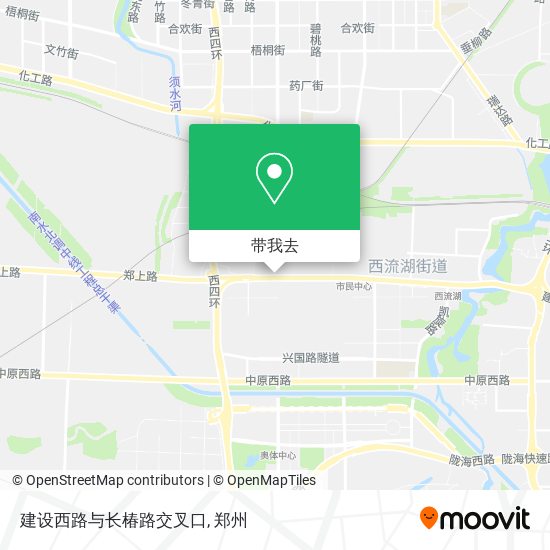 建设西路与长椿路交叉口地图