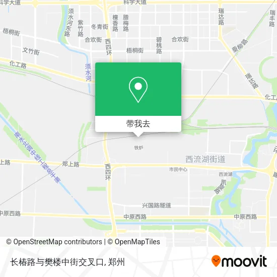长椿路与樊楼中街交叉口地图