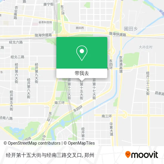 经开第十五大街与经南三路交叉口地图