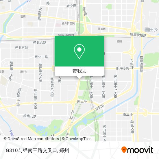 G310与经南三路交叉口地图