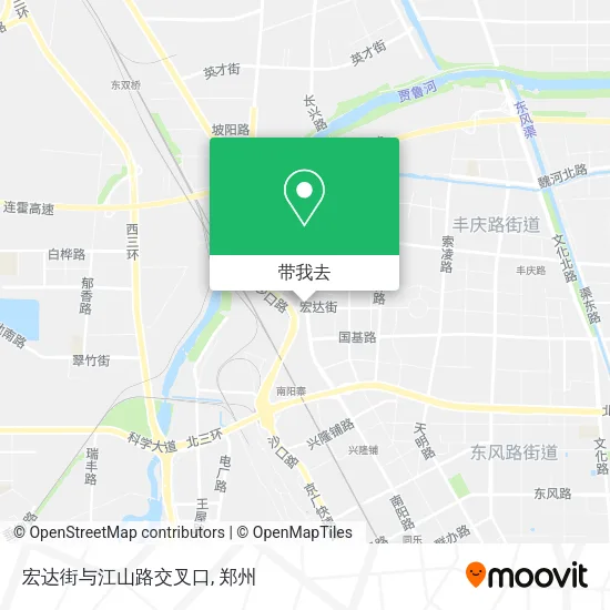 宏达街与江山路交叉口地图