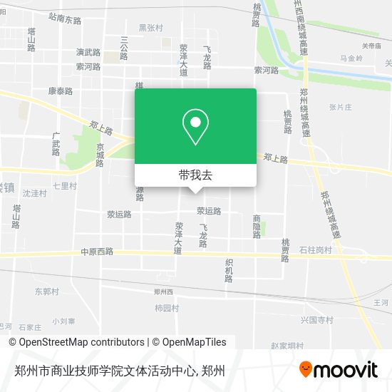 郑州市商业技师学院文体活动中心地图