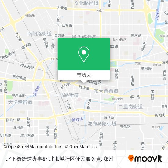 北下街街道办事处-北顺城社区便民服务点地图