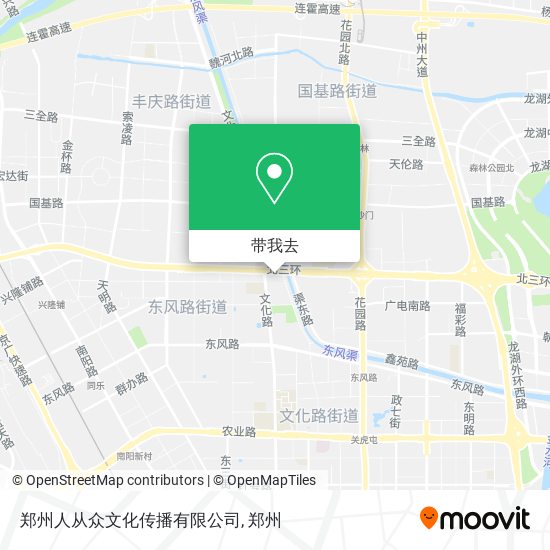 郑州人从众文化传播有限公司地图