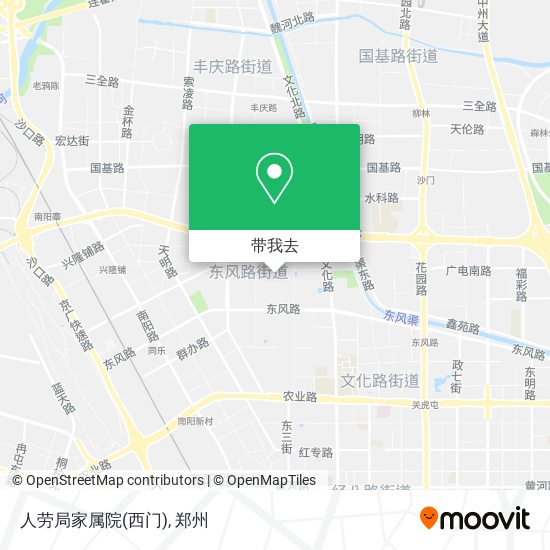 人劳局家属院(西门)地图