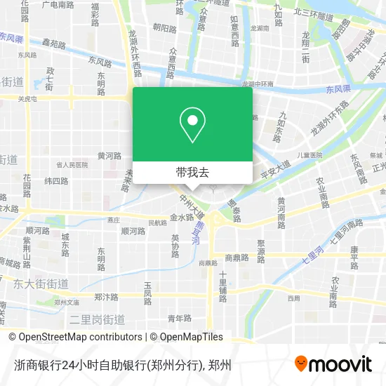 浙商银行24小时自助银行(郑州分行)地图