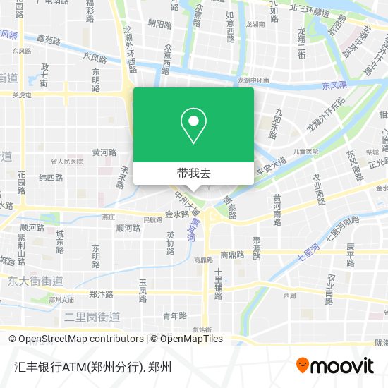 汇丰银行ATM(郑州分行)地图