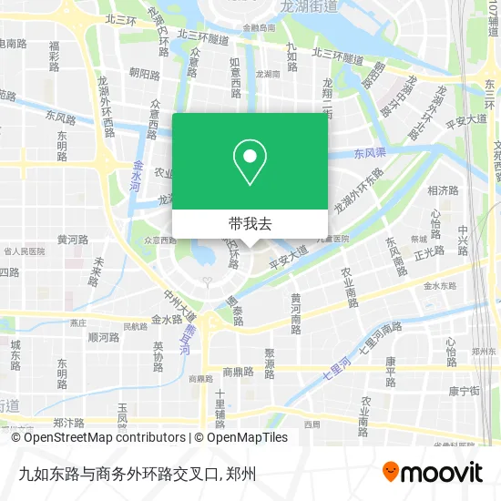 九如东路与商务外环路交叉口地图