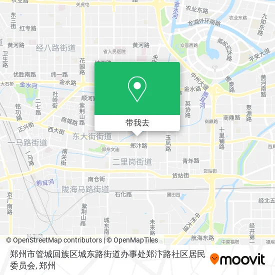 郑州市管城回族区城东路街道办事处郑汴路社区居民委员会地图