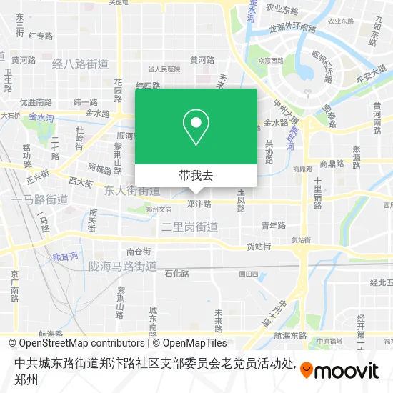 中共城东路街道郑汴路社区支部委员会老党员活动处地图