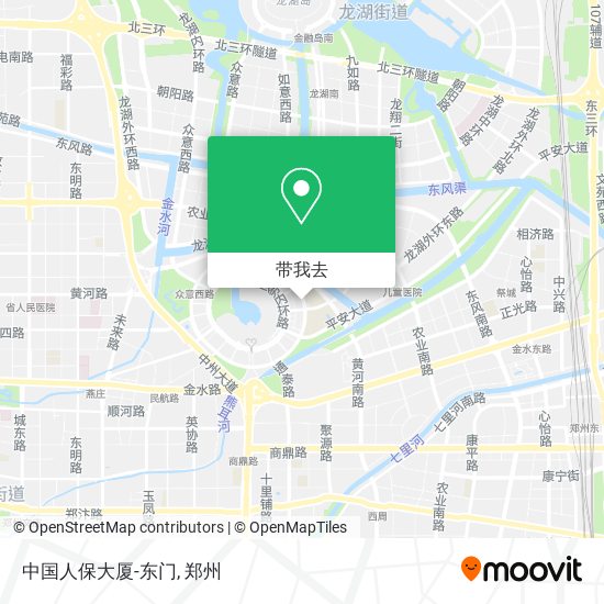 中国人保大厦-东门地图