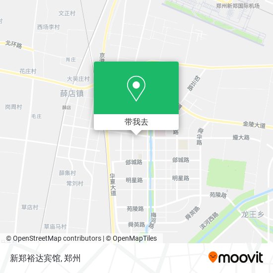 新郑裕达宾馆地图