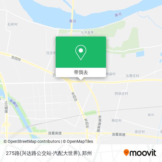 275路(兴达路公交站-汽配大世界)地图