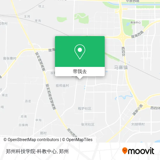 郑州科技学院-科教中心地图