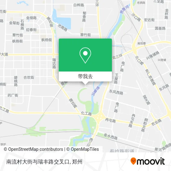 南流村大街与瑞丰路交叉口地图