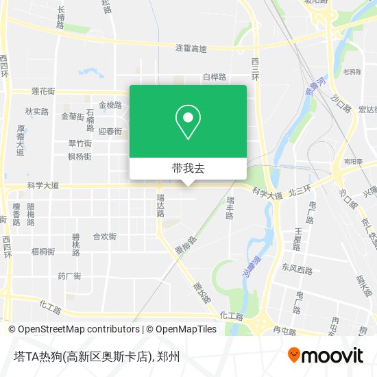 塔TA热狗(高新区奥斯卡店)地图