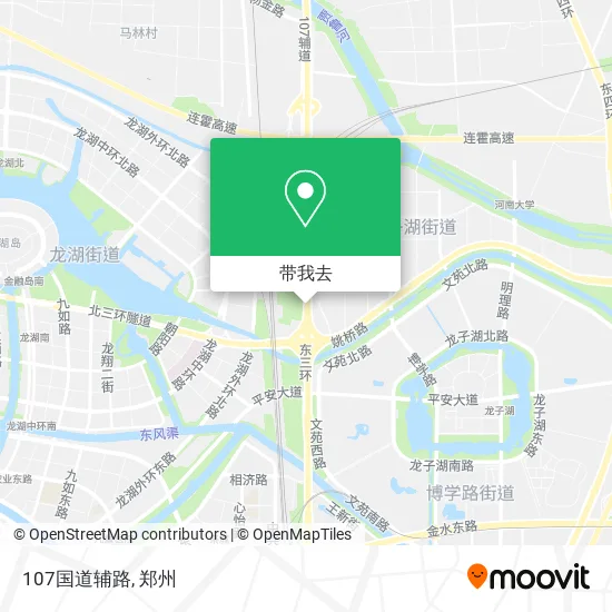 107国道辅路地图