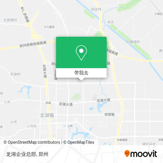 龙湖企业总部地图