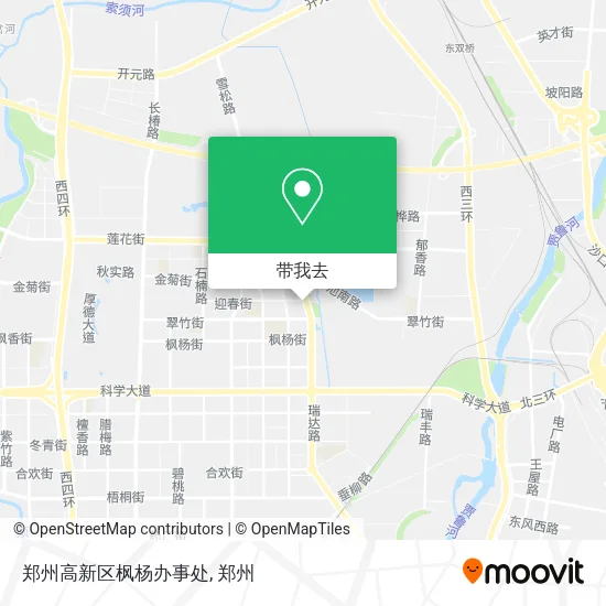 郑州高新区枫杨办事处地图