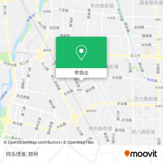同乐理发地图