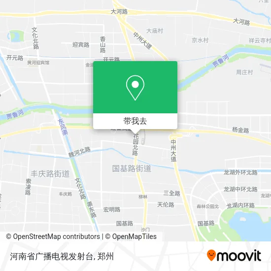 河南省广播电视发射台地图