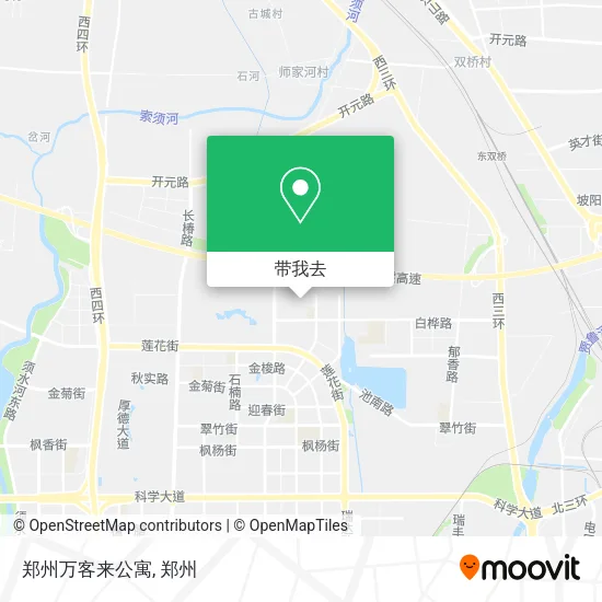 郑州万客来公寓地图