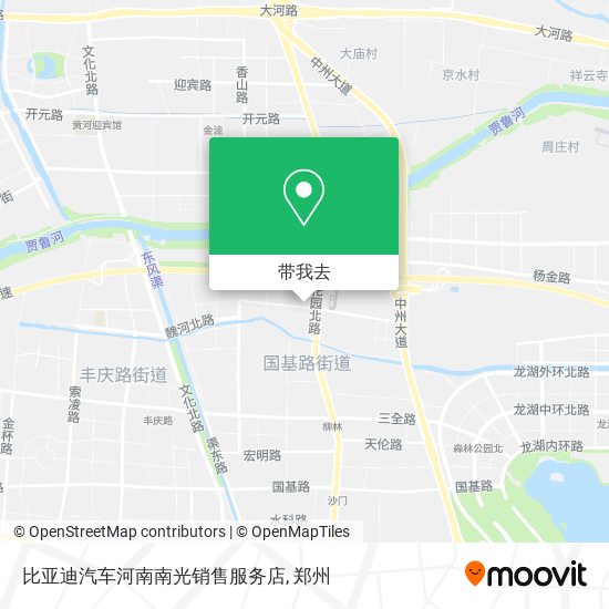 比亚迪汽车河南南光销售服务店地图