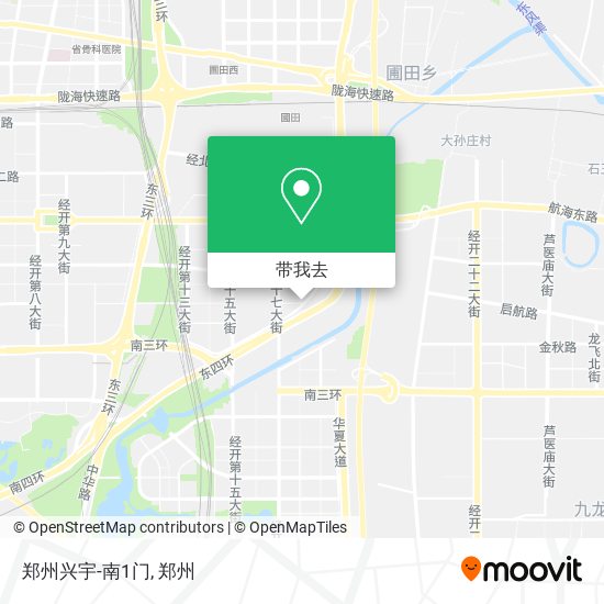 郑州兴宇-南1门地图