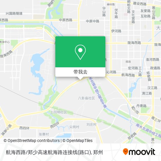 航海西路/郑少高速航海路连接线(路口)地图