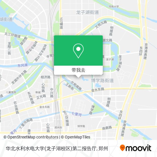 华北水利水电大学(龙子湖校区)第二报告厅地图