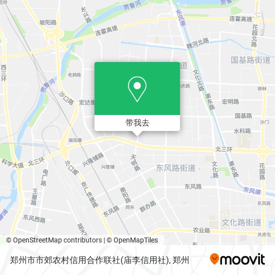 郑州市市郊农村信用合作联社(庙李信用社)地图