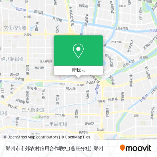 郑州市市郊农村信用合作联社(燕庄分社)地图