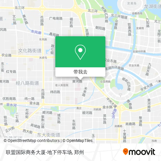 联盟国际商务大厦-地下停车场地图