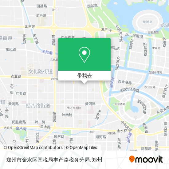 郑州市金水区国税局丰产路税务分局地图