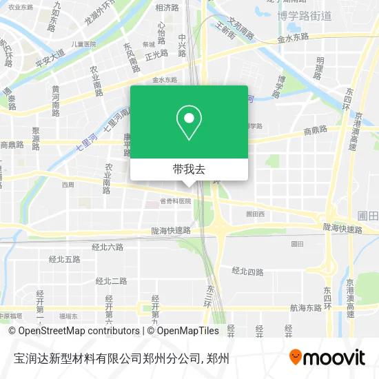 宝润达新型材料有限公司郑州分公司地图
