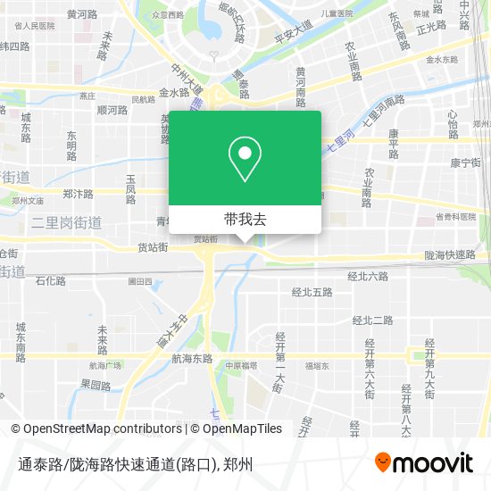 通泰路/陇海路快速通道(路口)地图