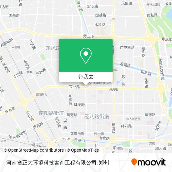 河南省正大环境科技咨询工程有限公司地图