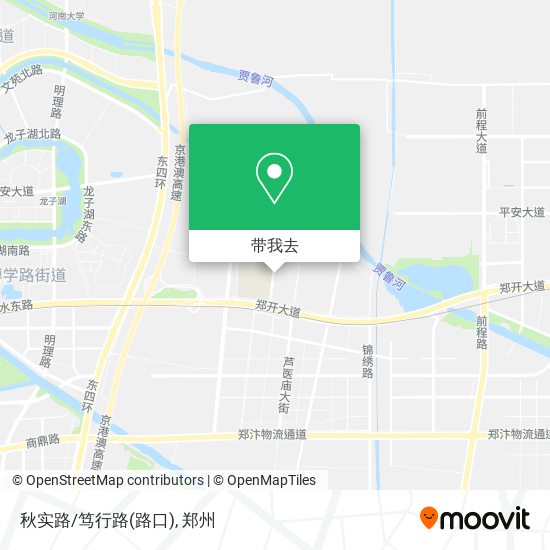 秋实路/笃行路(路口)地图