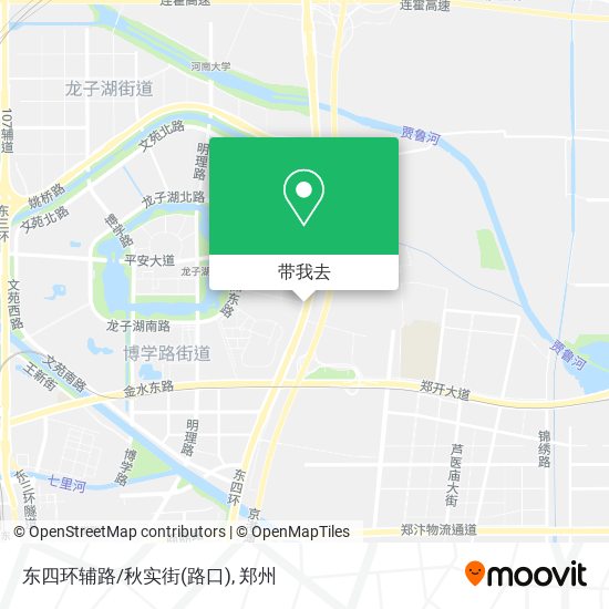 东四环辅路/秋实街(路口)地图