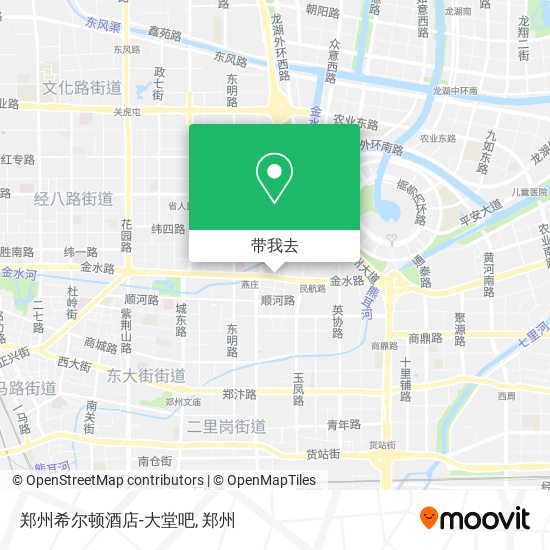 郑州希尔顿酒店-大堂吧地图