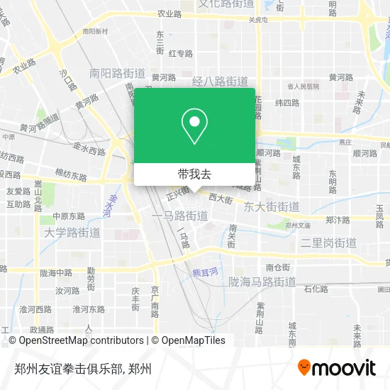 郑州友谊拳击俱乐部地图