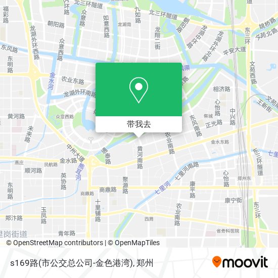 s169路(市公交总公司-金色港湾)地图