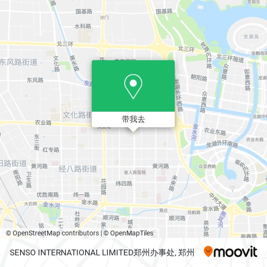 SENSO INTERNATIONAL LIMITED郑州办事处地图