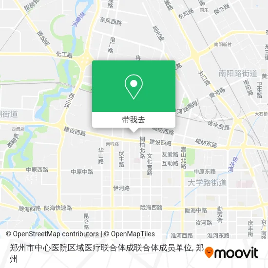 郑州市中心医院区域医疗联合体成联合体成员单位地图